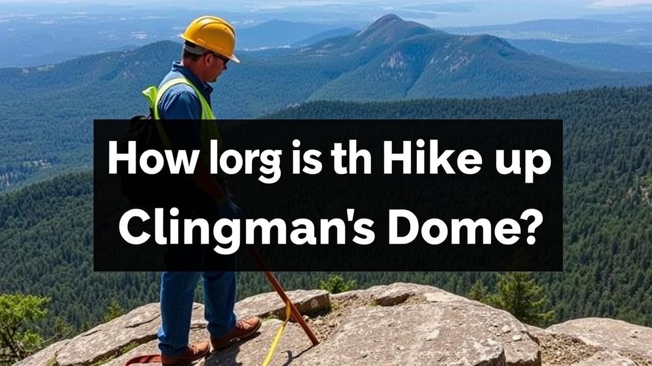 How long is the hike up Clingmans Dome?